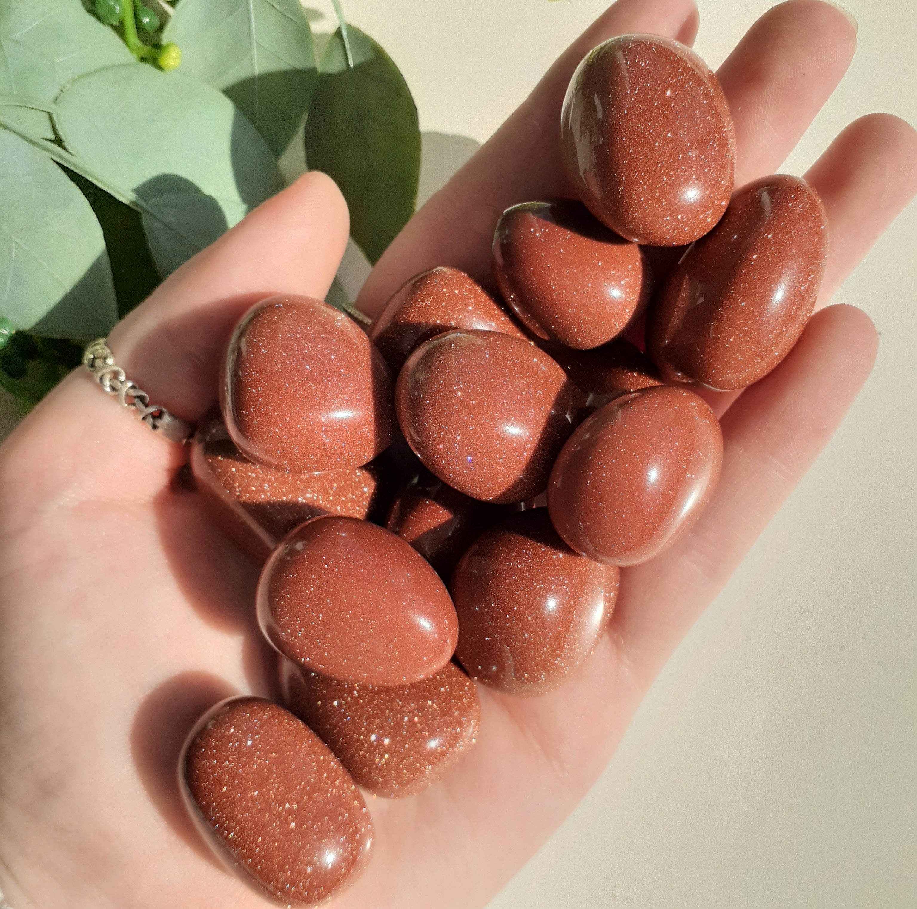 Red Goldstone Tumbled 200gms (12-16pc) Red Goldstone Tumbled 200gms (12-16pc)